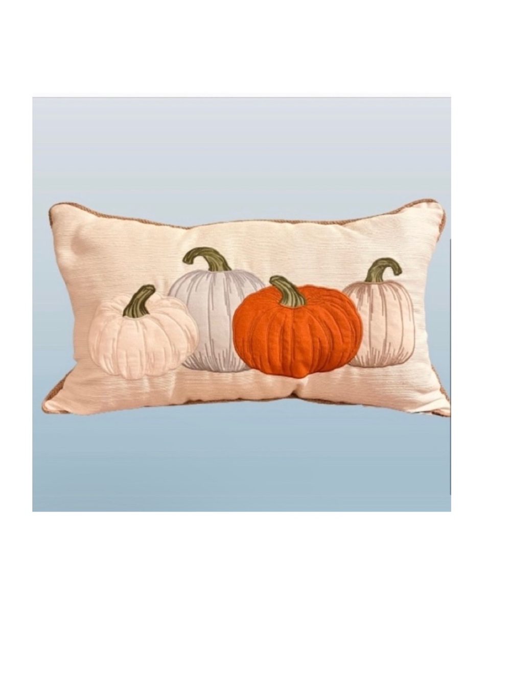 🆕- Fall Pumpkin Accent Pillow Size: 24"x 14.5"